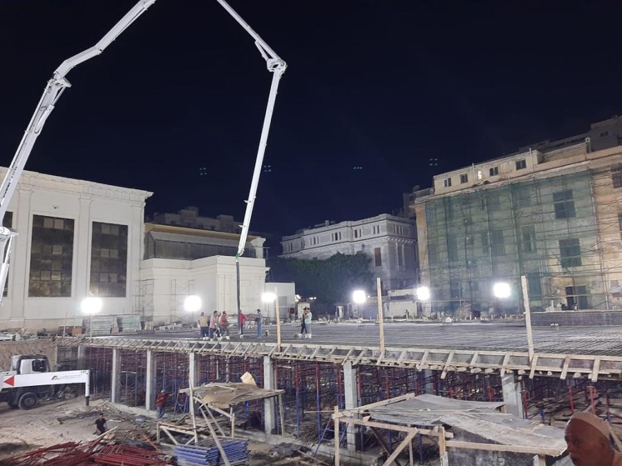 The concrete parking garage decks, foundation slab, retaining walls, and roof of the Greco-Roman Museum were treated with PENETRON ADMIX, a crystalline waterproofing admixture.